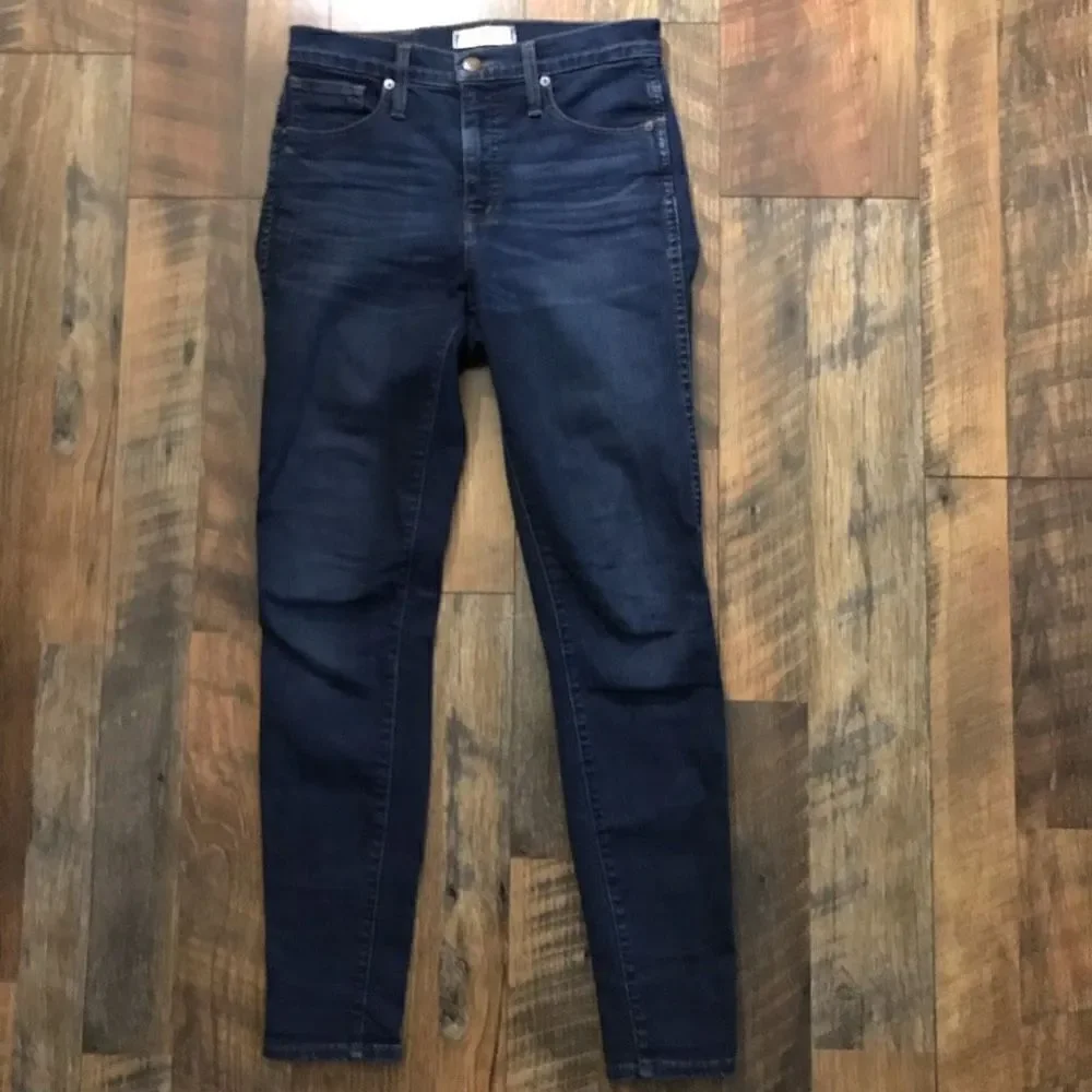 Madewell dark wash jeans size 26 skinny inseam 29” denim casual